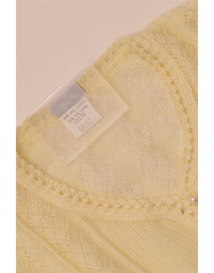 Винтажная женская вязаная блузка Top IT 52 2XL Белый полиакрил