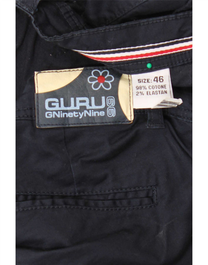 Женские шорты чинос Guru IT 46, большие W34, темно-синие, хлопок