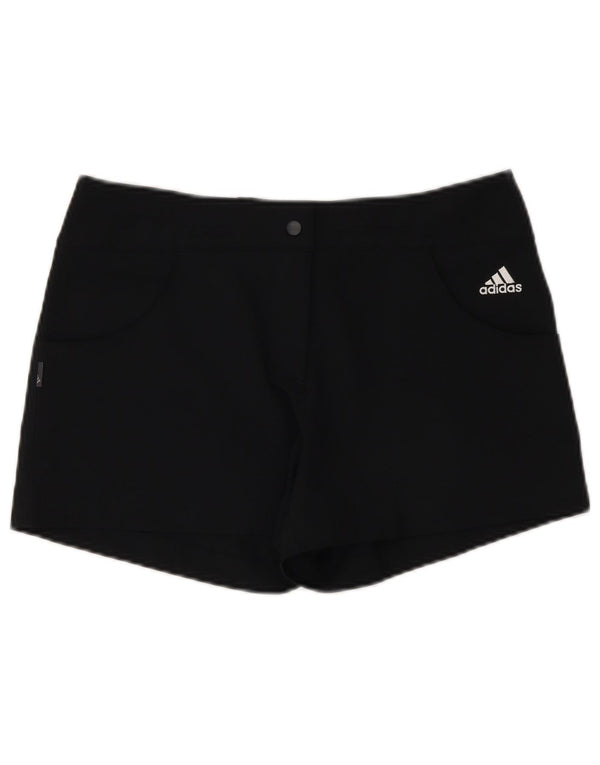 Женские шорты Adidas Climalite UK 10, маленькие W30, черный полиэстер