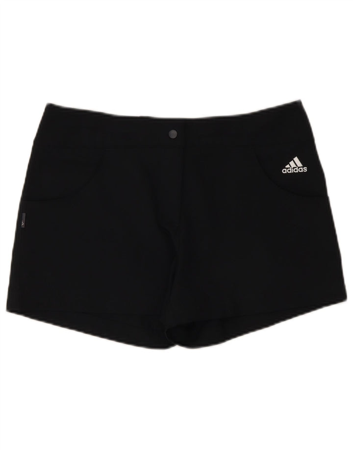 Женские шорты Adidas Climalite UK 10, маленькие W30, черный полиэстер