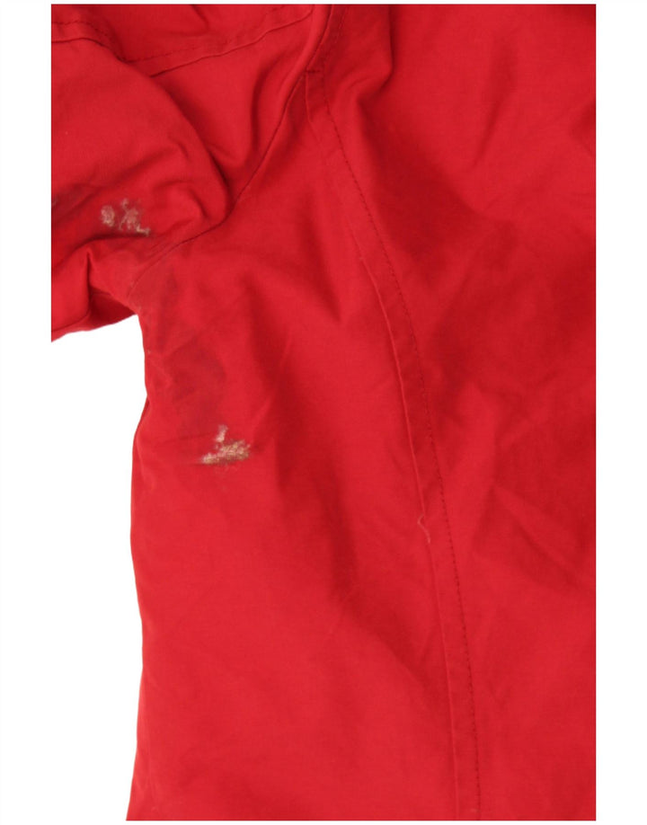 Женское длинное стеганое пальто с капюшоном Woolrich UK 10, маленькое бордовое
