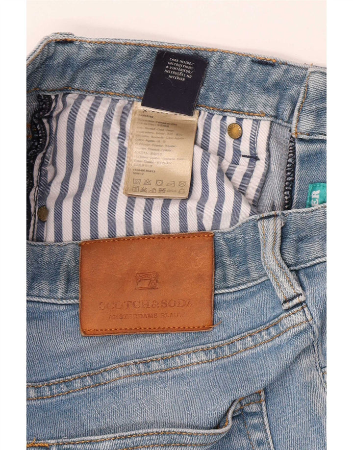 Женские узкие джинсы Scotch & Soda W29 L32, синий хлопок