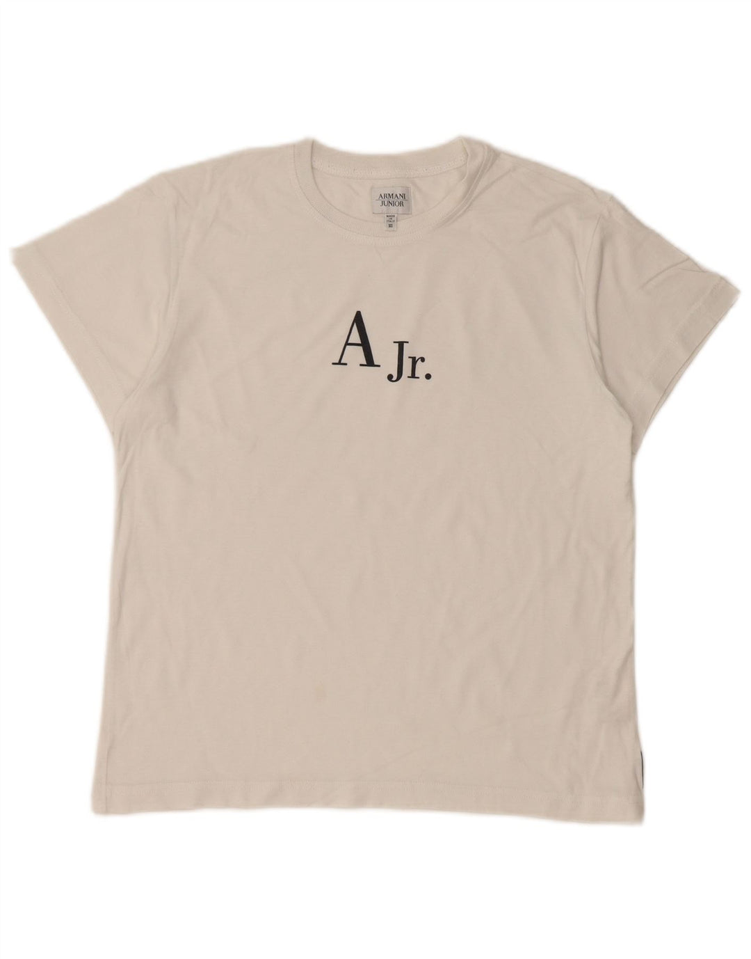 ARMANI JUNIOR Футболка с рисунком для мальчиков Топ 11-12 лет Белый хлопок