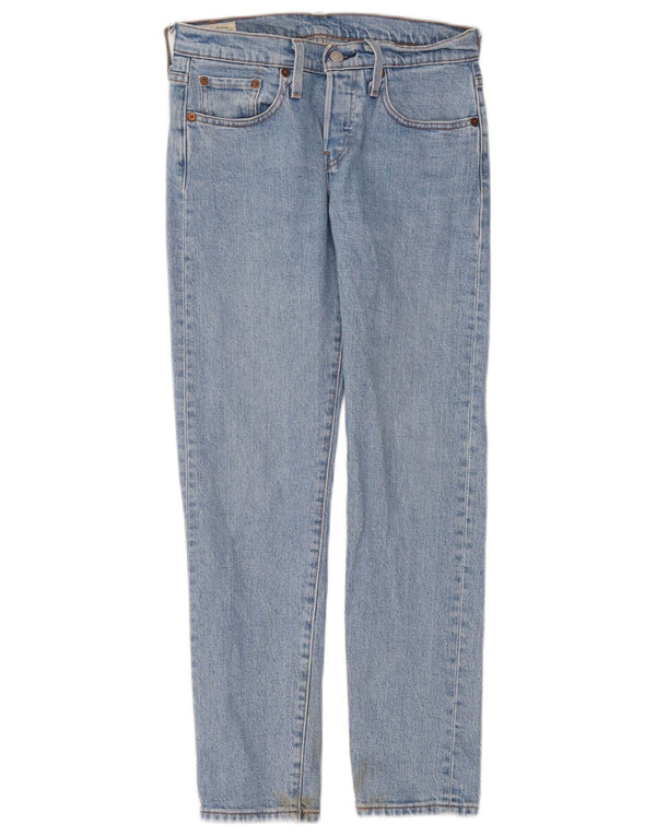 Женские прямые джинсы Levi's 501 W24 L28 синие, хлопок