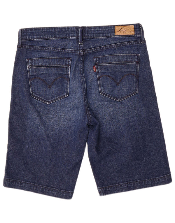 Женские джинсовые шорты Levi's Demi Curve классического кроя (США 8, средние W28), синие