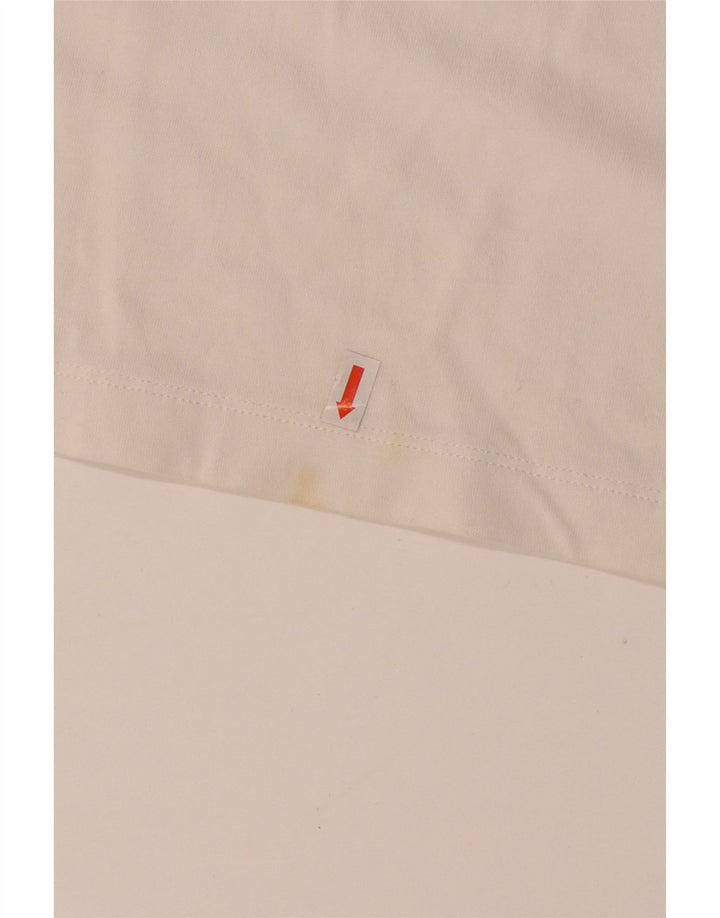 Футболка NIKE с рисунком для мальчиков, топ 13–14 лет, размер XL, белый хлопок