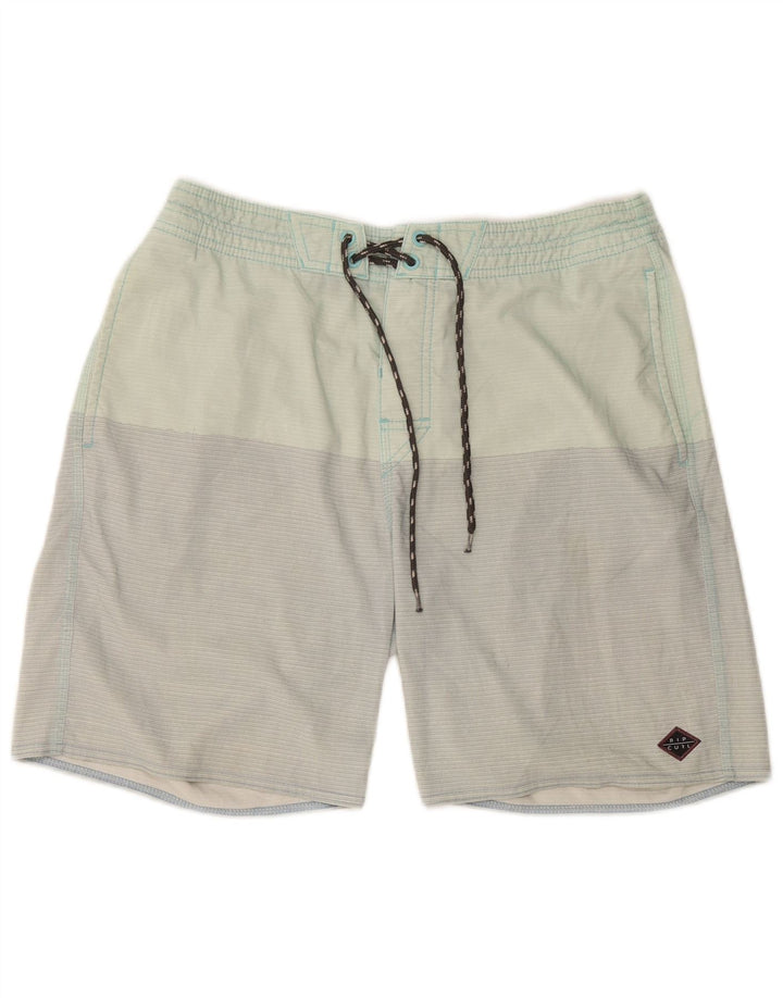 Мужские шорты для плавания Rip Curl, средние зеленые цветные блоки