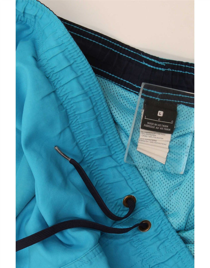 Мужские шорты для плавания Nike с рисунком, большие синие, полиэстер