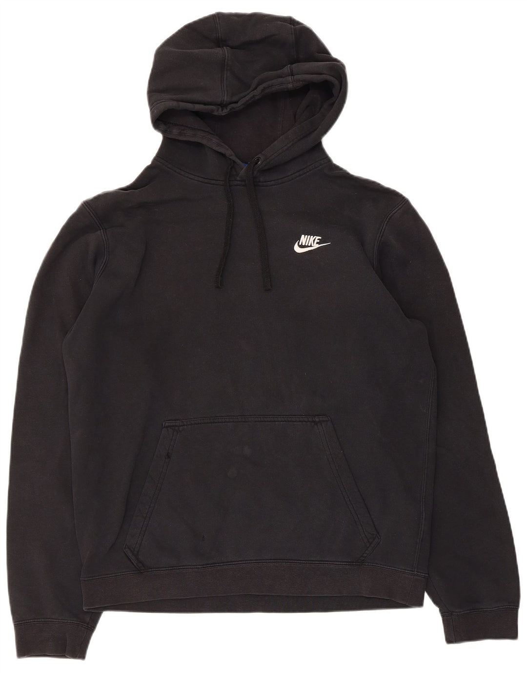 Мужской джемпер с капюшоном Nike, средний черный, хлопок
