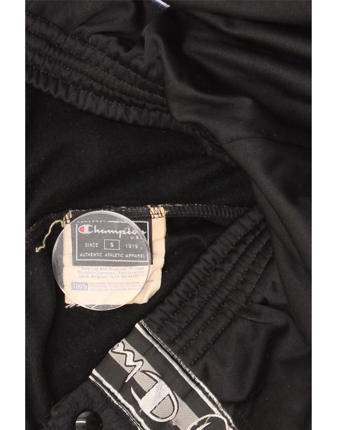 Женские спортивные брюки с графическим рисунком CHAMPION UK 10, маленький размер, черный полиэстер