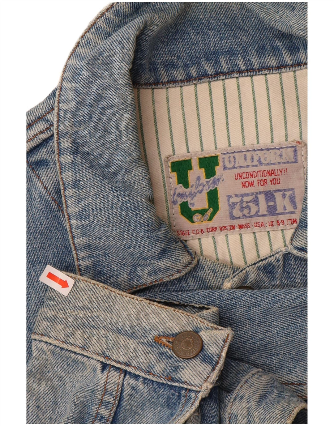 Мужская джинсовая куртка UNIFORM UK 38 Medium Blue