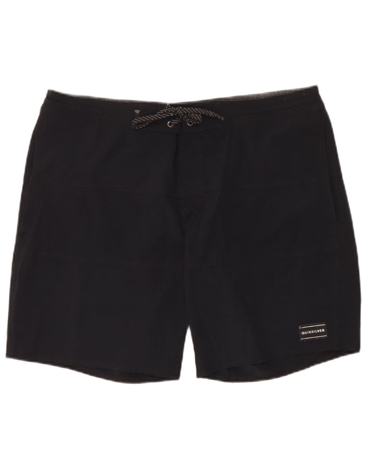Мужские шорты для плавания Quiksilver, большие черные, полиэстер