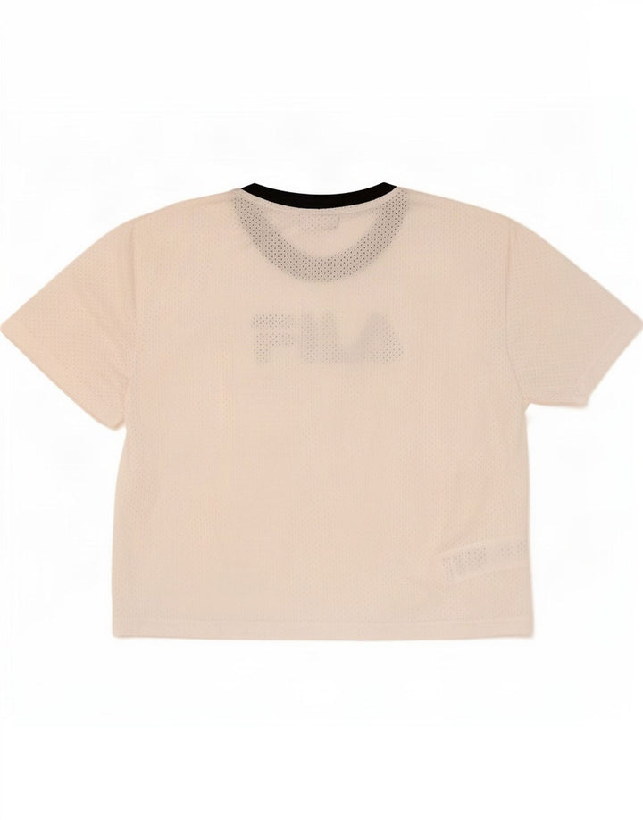 Женская футболка с рисунком Fila Top UK 16, большой белый полиэстер