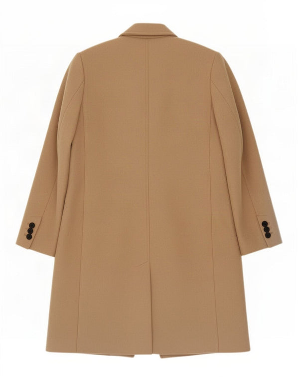 Женское пальто Zara UK 6 XS бежевое из полиэстера