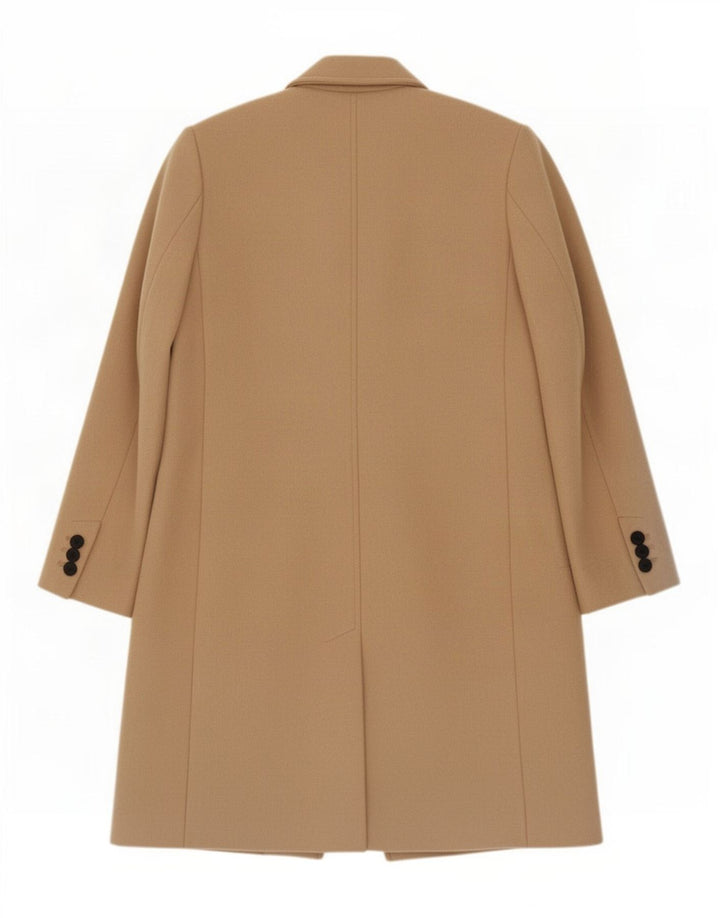 Женское пальто Zara UK 6 XS бежевое из полиэстера