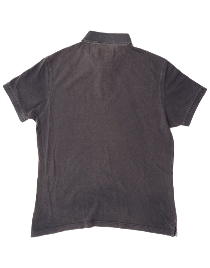 Мужская рубашка-поло Barbour, темно-синяя, хлопковая