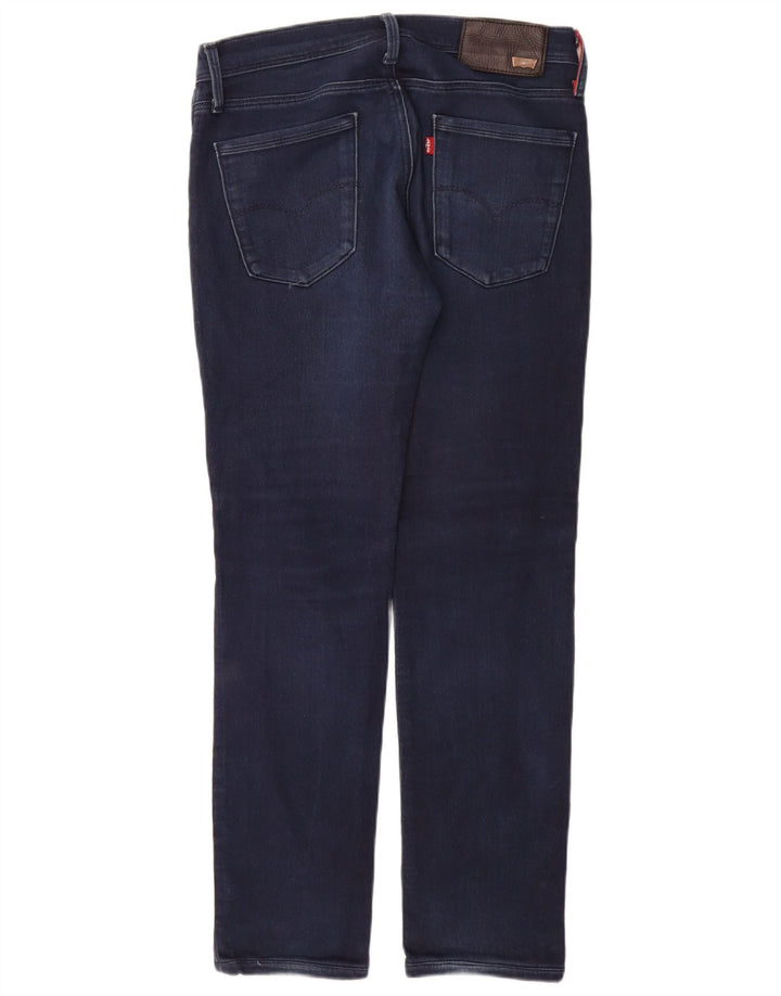 Мужские узкие джинсы Levi's W32 L31, темно-синий хлопок
