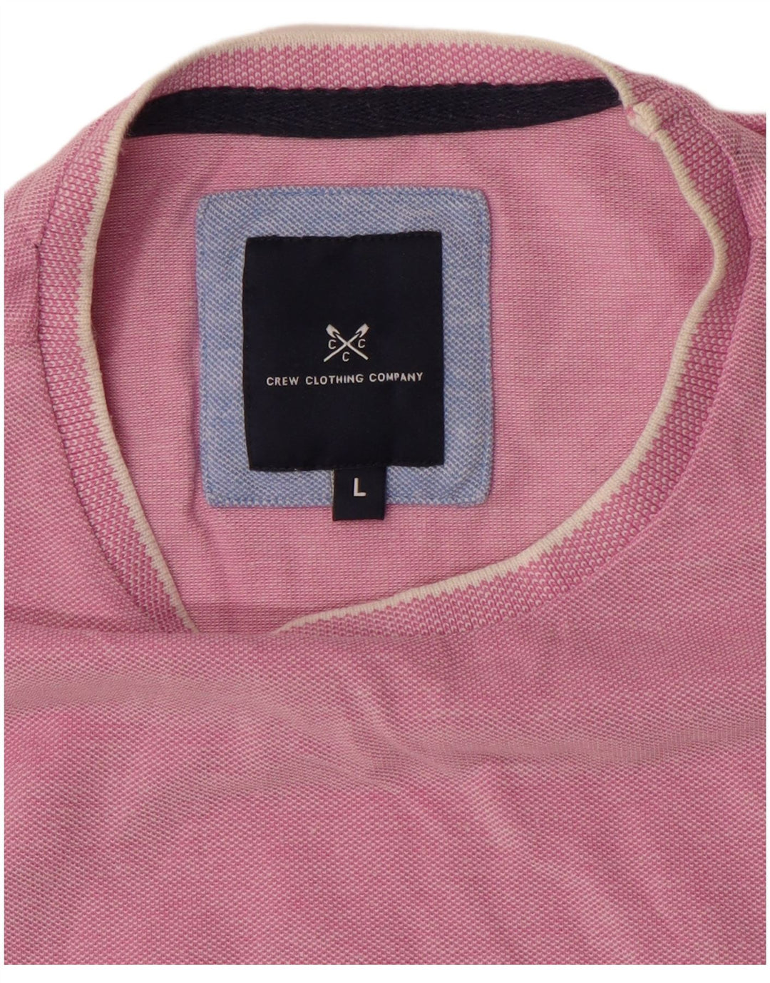 Crew Clothing Мужская футболка Top Large Pink