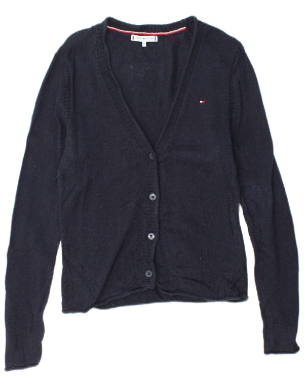 Женский кардиган Tommy Hilfiger UK 6 XS Темно-синий, шерсть