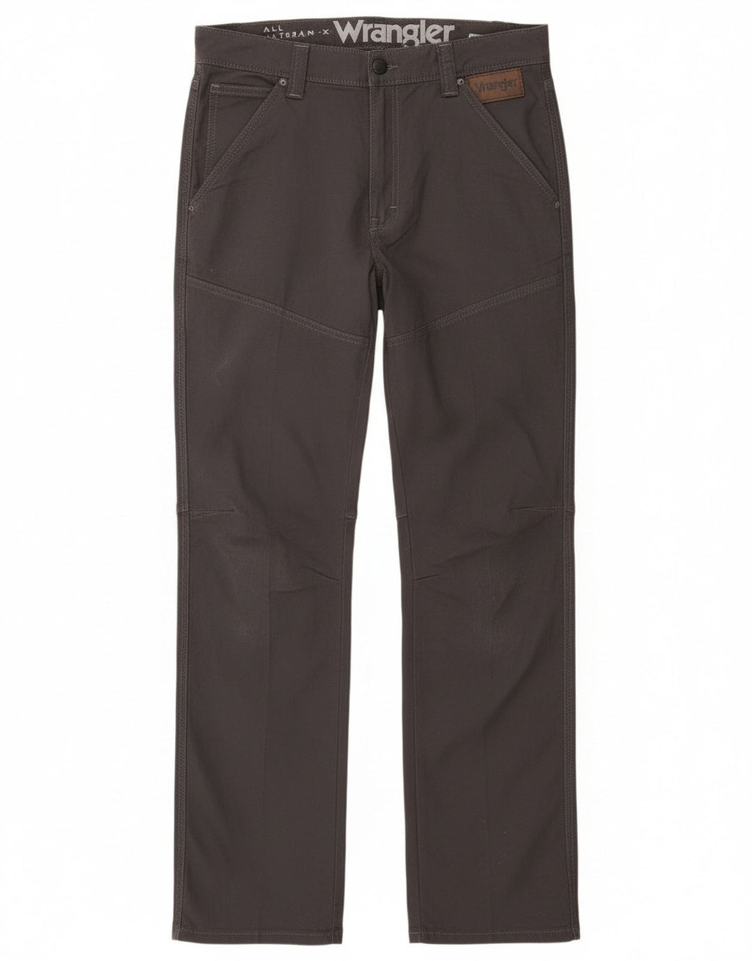 Мужские прямые повседневные брюки Wrangler W33 L33 серые