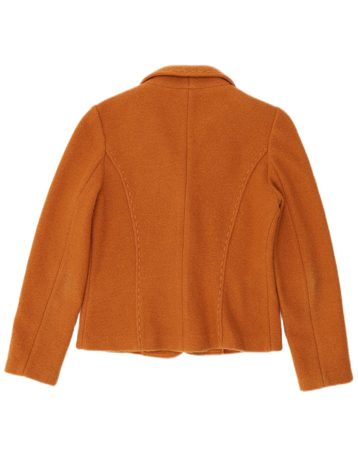Женский пиджак на 2 пуговицах Max Mara Weekend UK 12, средний оранжевый