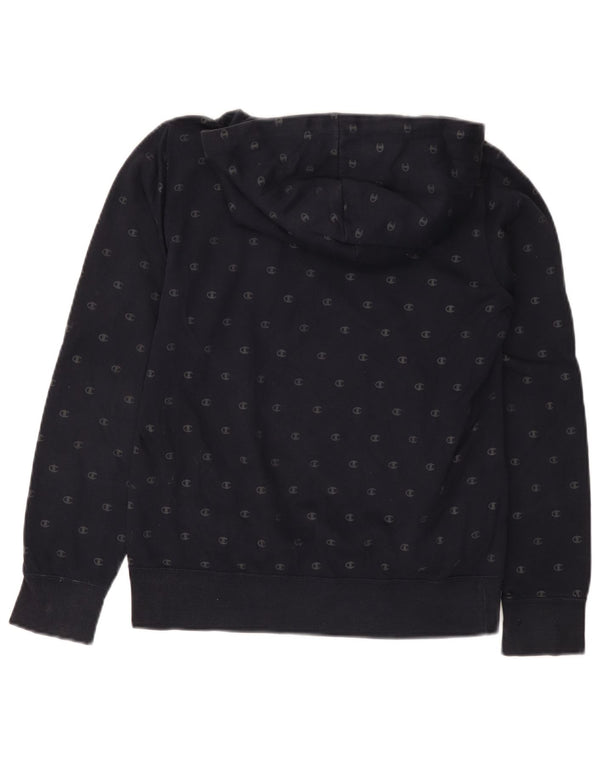 Женский джемпер с капюшоном CHAMPION UK 12, средний темно-синий, хлопок