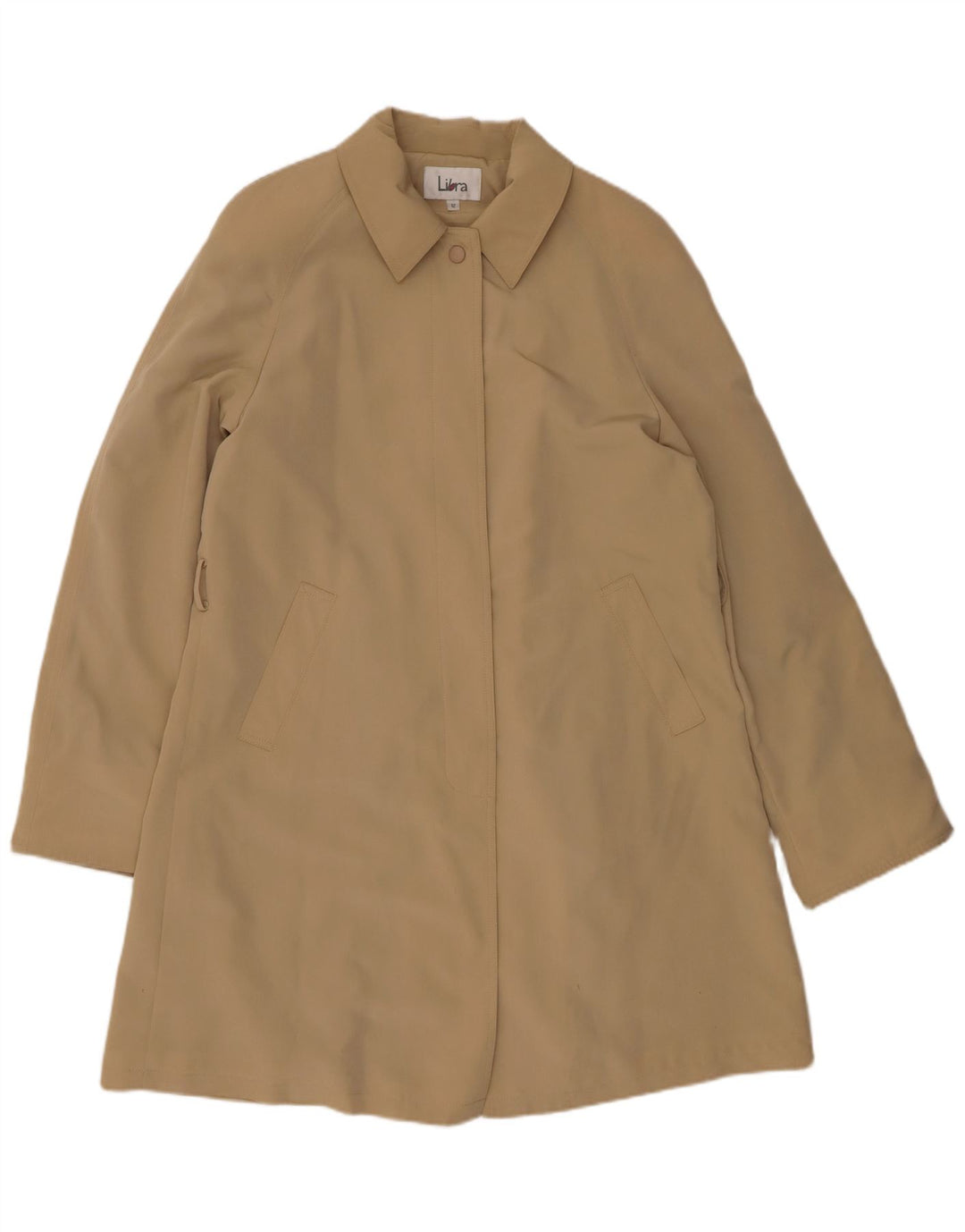 Женское пальто Libra US 12, большой размер, бежевый полиэстер