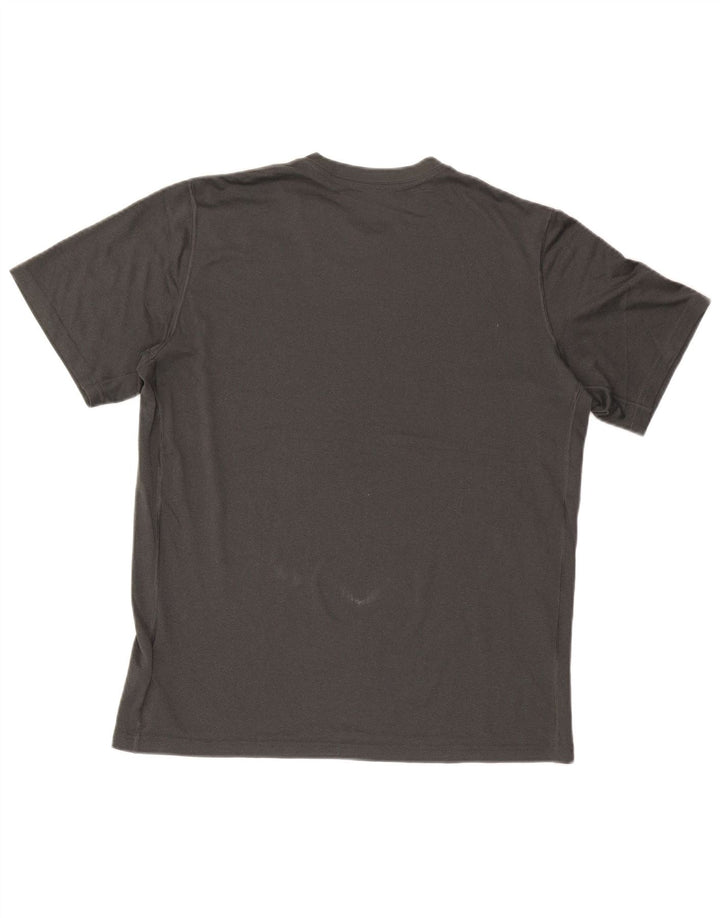 Мужская футболка Nike Dri Fit, большой серый полиэстер