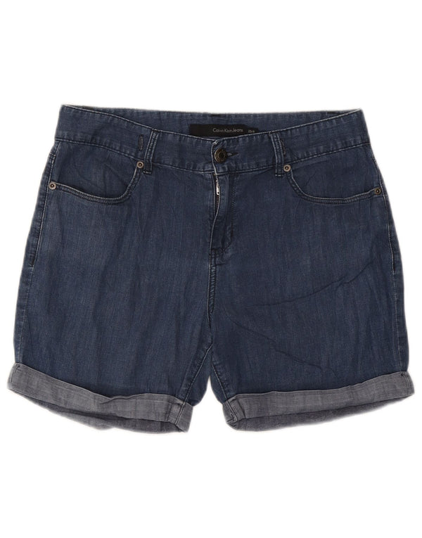 Женские джинсовые шорты Calvin Klein Jeans US 8 Medium W29 Синие хлопковые