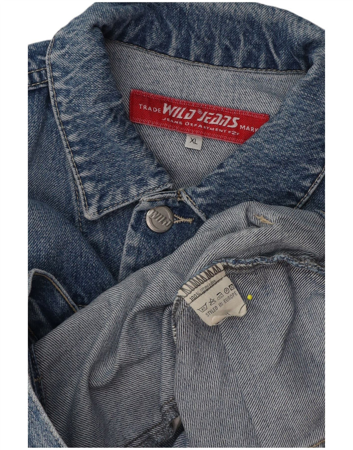 Женская джинсовая куртка Wild Jeans UK 18 XL, синяя, хлопок