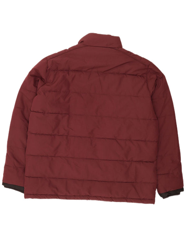 Мужская стеганая куртка Marks & Spencer UK 46 3XL бордовый полиэстер Modern