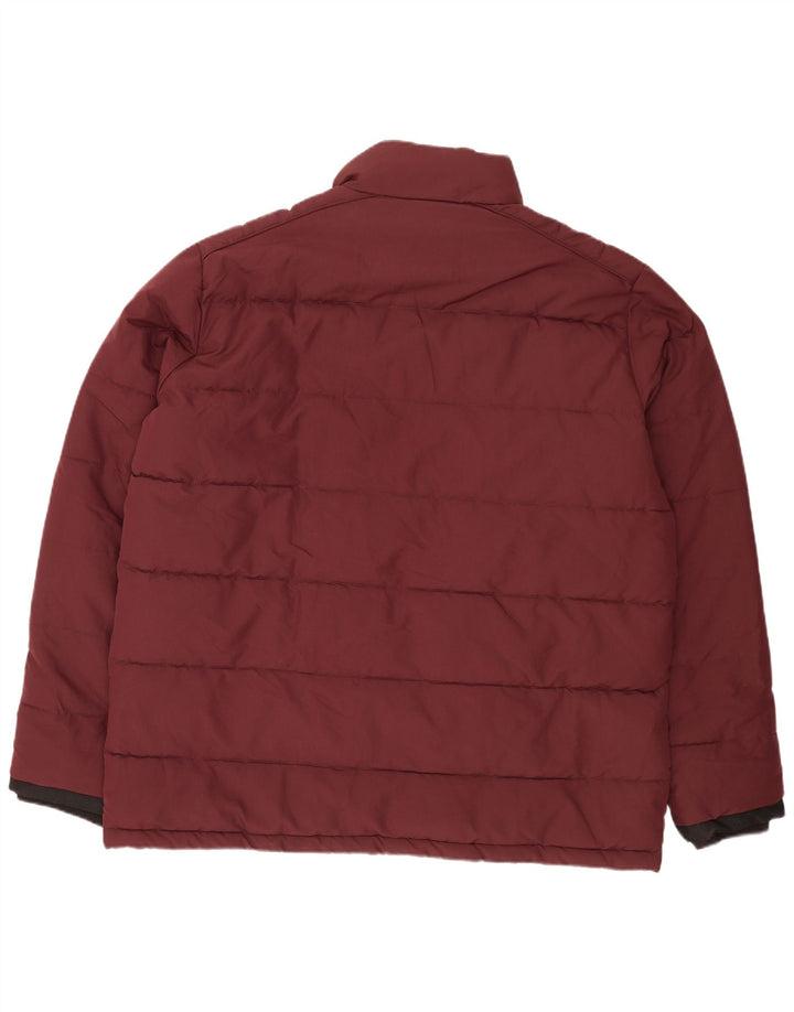 Мужская стеганая куртка Marks & Spencer UK 46 3XL бордовый полиэстер Modern