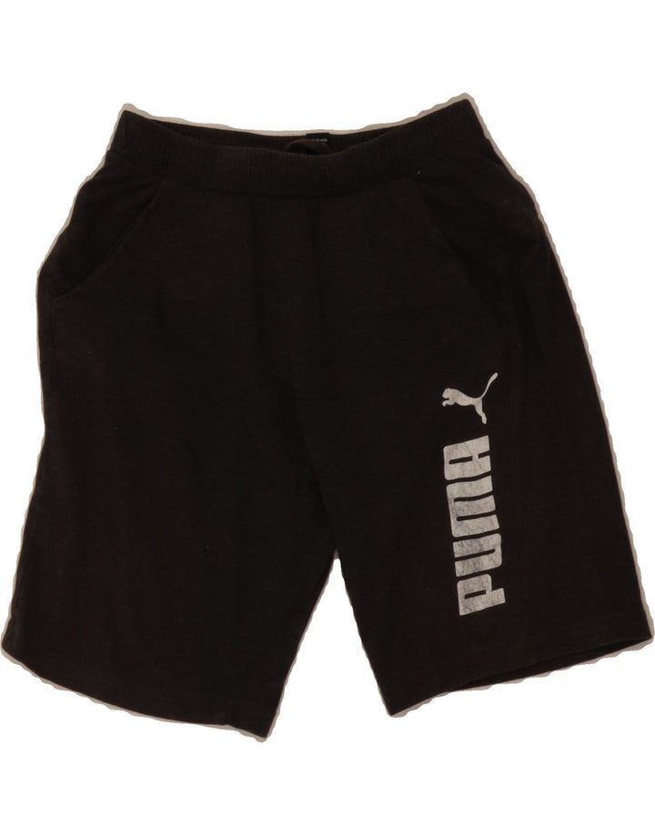 PUMA Boys Graphic Sport Shorts 7-8 Years  Grey Cotton Vintage Puma and Second-Hand Puma from Messina Hembry 
