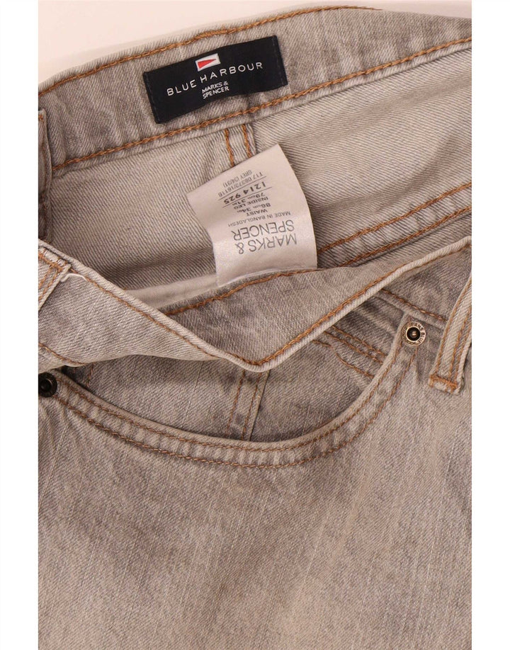 Мужские прямые джинсы Marks & Spencer Blue Harbour W34 L31 серые, хлопок