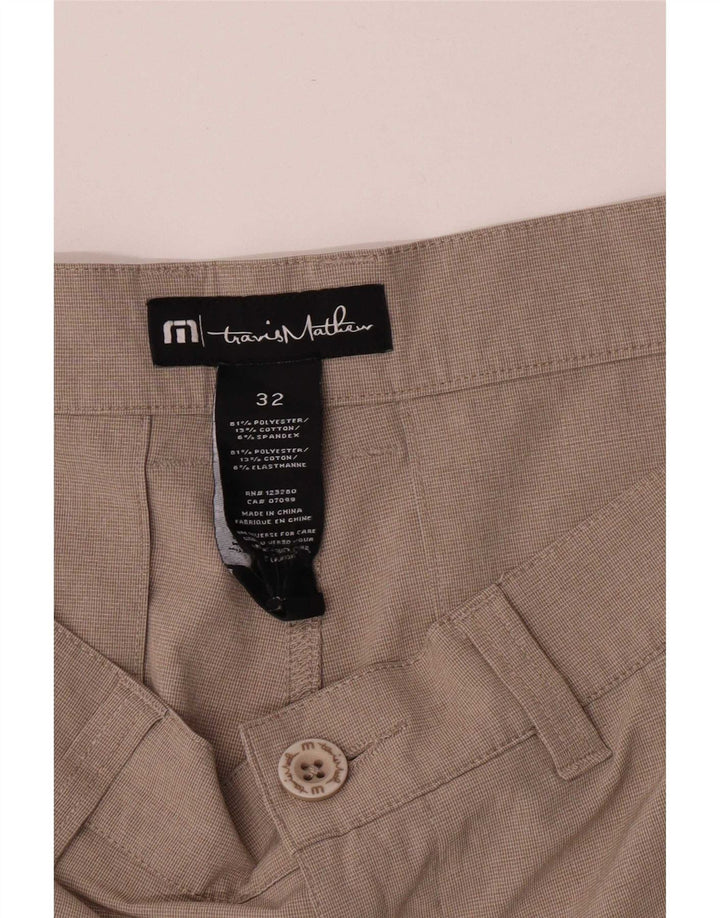 Мужские шорты чинос Travis Mathew Regular Fit W32, средний бежевый, полиэстер