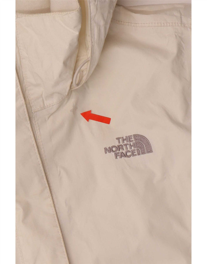 Женская дождевик с капюшоном The North Face UK 14, средний белый нейлон
