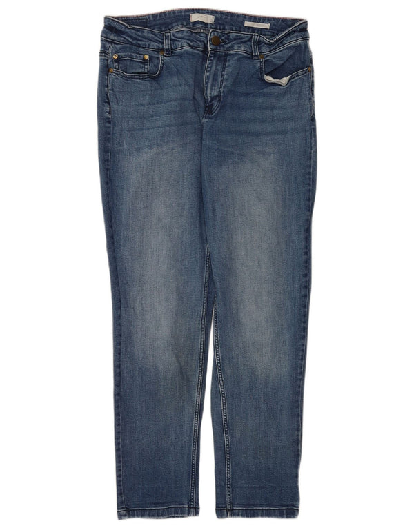 Женские прямые джинсы Joules Girlfriend UK 12, средние W30 L28, синие, хлопок