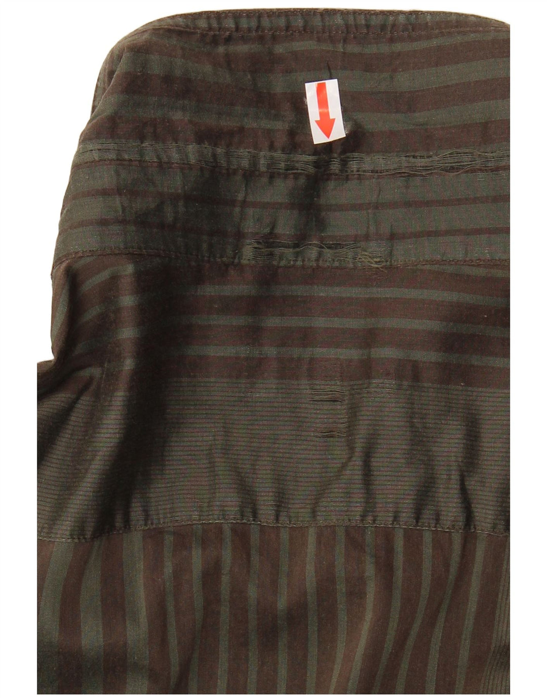 Мужская рубашка Trussardi Jeans 3XL, цвет хаки, хлопок в полоску