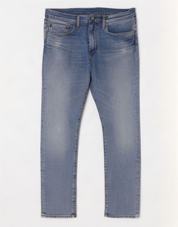 Мужские зауженные джинсы Levi's 512 W34 L30 синие, хлопок