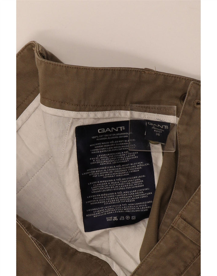 Мужские шорты-бермуды Gant W36, большие бежевые, хлопок