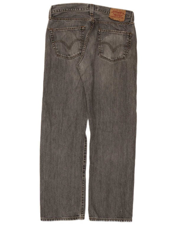 Мужские прямые джинсы Levi's 501 W33 L30 серые