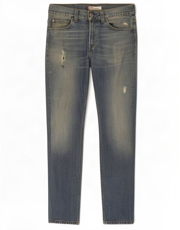 Мужские прямые джинсы Levi's 506 стандартного кроя W32 L32 синие, хлопок