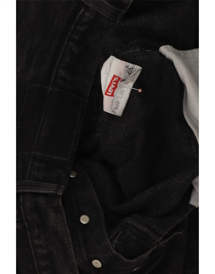 Мужские прямые джинсы Levi's W36 L32, черный хлопок