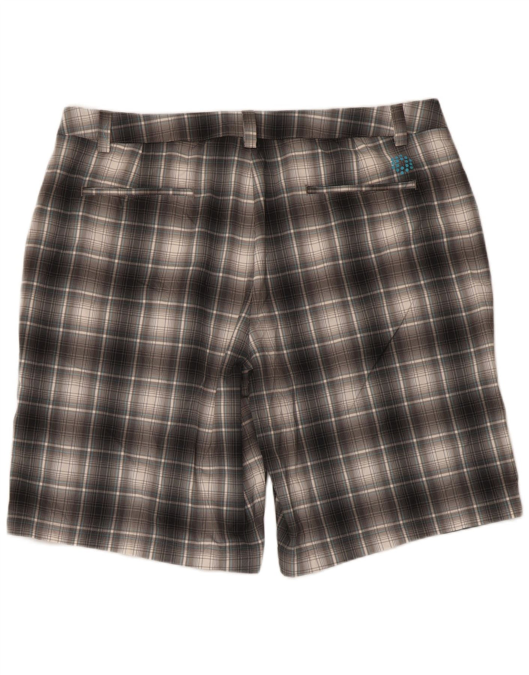 Мужские шорты чинос Puma W40 XL серые из полиэстера в клетку