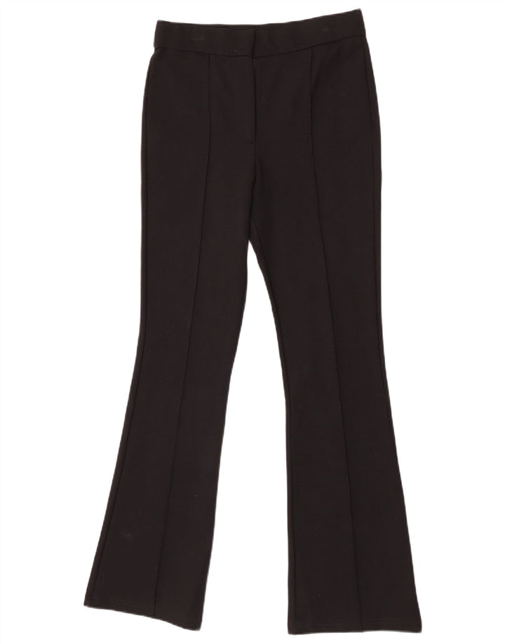 Zara Женские брюки Bootcut, маленькие W26 L29, черные, вискоза