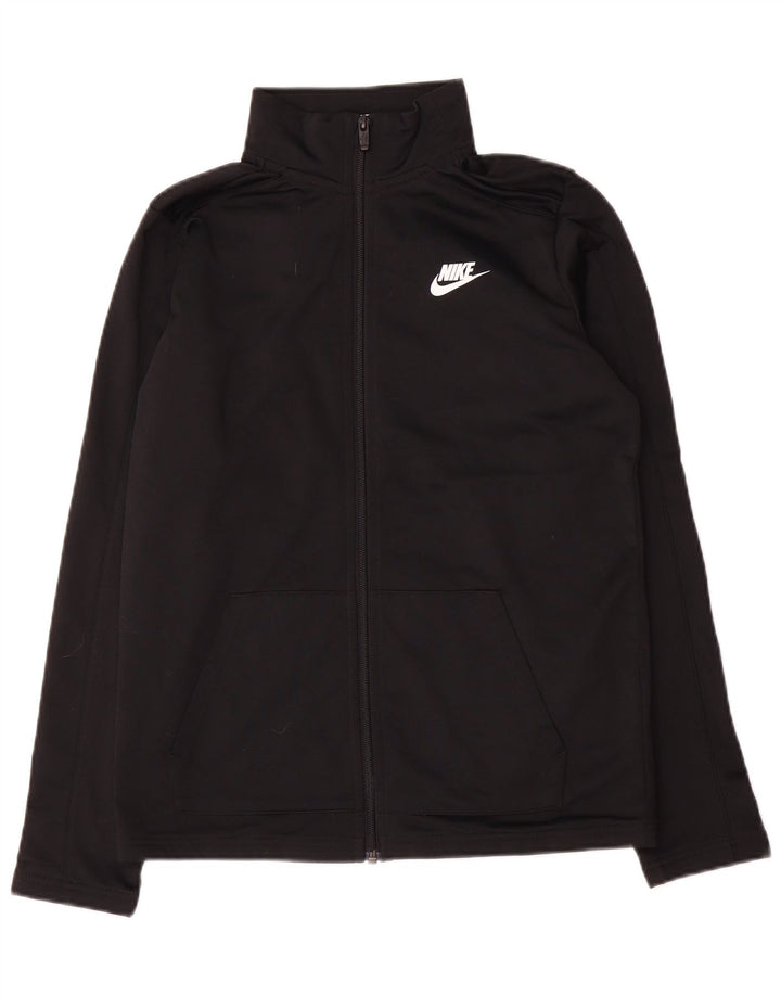 Спортивный костюм Nike для мальчиков, верхняя куртка 13–14 лет, XL, черный полиэстер