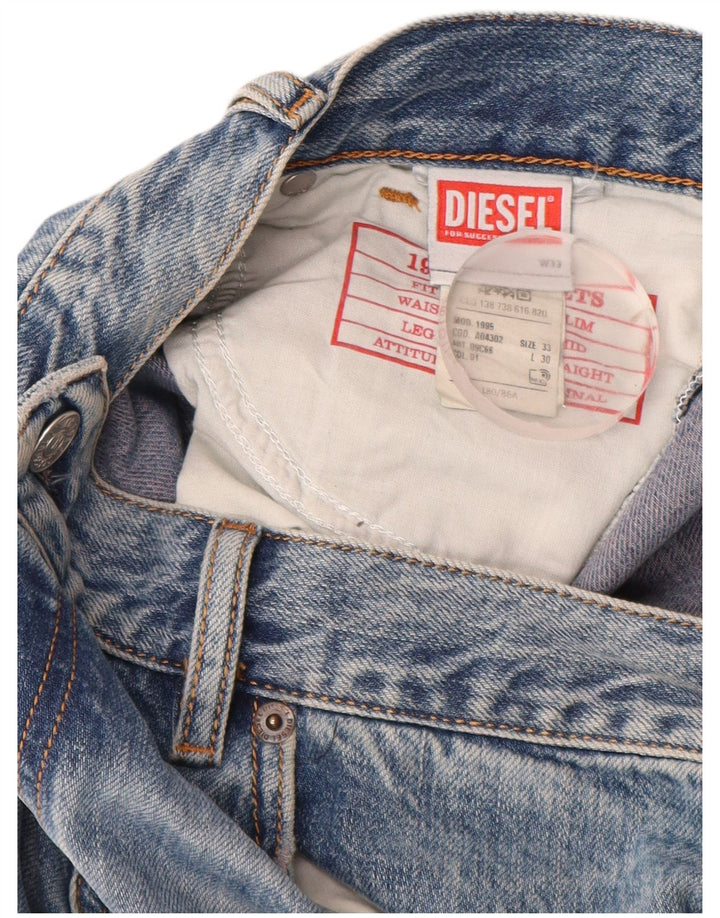 Мужские узкие джинсы Diesel W33 L28 синие
