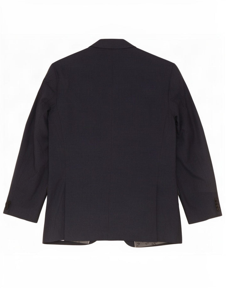 Мужской пиджак с двумя пуговицами Hugo Boss UK 52 XL, темно-синий, шерстяной