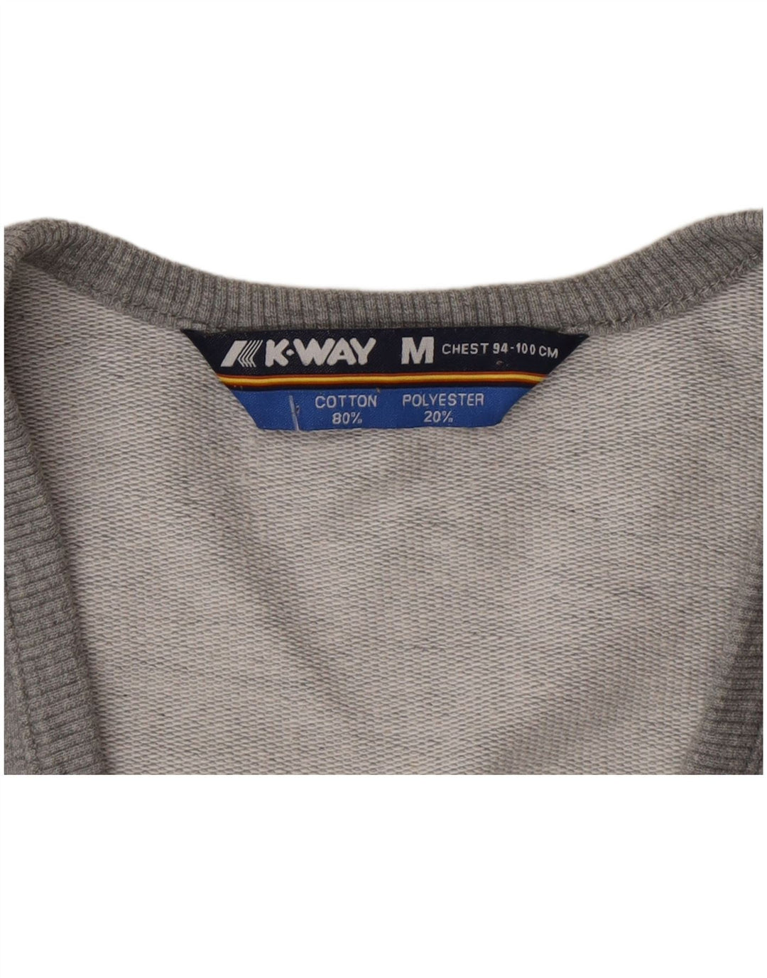 Спортивный костюм без рукавов K-Way для мальчиков, 12–13 лет, хлопковый средний серый цвет
