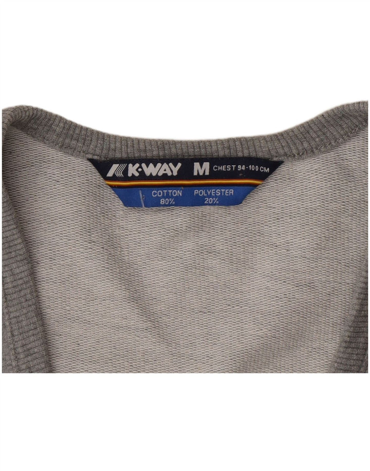 Спортивный костюм без рукавов K-Way для мальчиков, 12–13 лет, хлопковый средний серый цвет